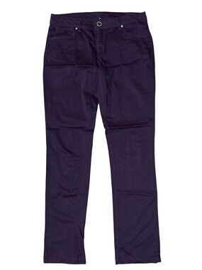 Morgan de Toi Deep Purple Straight Leg Pants